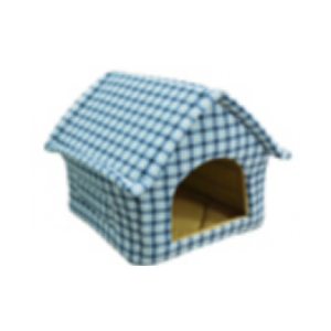 Дом в сине-белую клетку 37*35*37см Уют