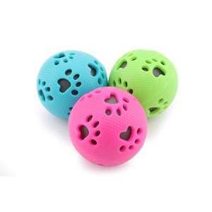 Игрушка для собак Мяч Лапки d=7см, микс