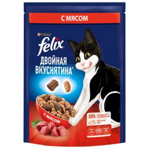Феликс/Felix Doubli Delicious 200гр корм для кошек Говядина