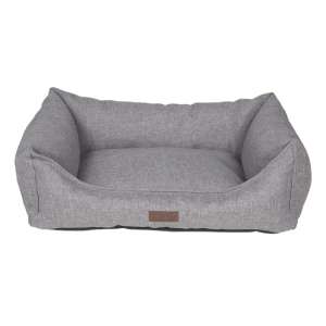 Лежанка Мэдисон со съемным чехлом рL 90*70*20см LM00112-2 cерая LION