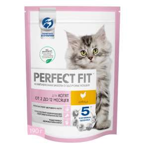Перфект Фит/Perfect Fit 1,2кг корм для котят Курица