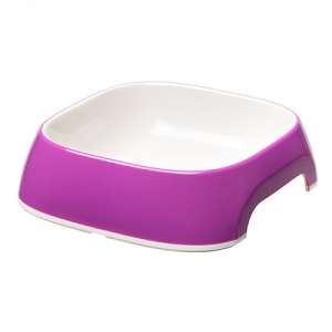 Миска пластиковая фиолетовая Glam Small 0,4л Ферпласт для кошек