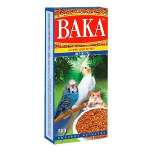 Вака в/к корм для птиц Просо 500г *14