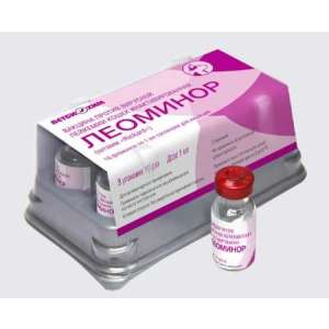 Леоминор, 1 доза *10 (против вирусной лейкемии кошек инактивированная штамм «Rickard»)