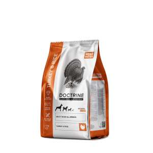 Доктрин/Doctrine Беззерновой корм для собак всех пород Индейка/рис 3кг