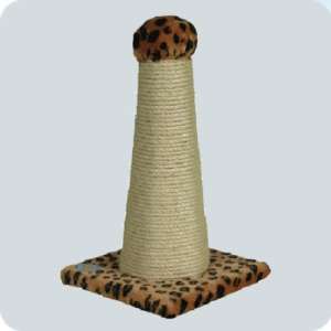 Когтеточка на подставке шестигранная 300х300х550мм Зооник