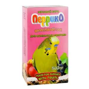 Перрико корм для волнистых попугаев Фруктовый сад 500гр*14