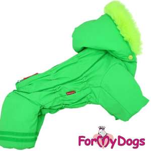 Комбинезон для мальчиков р18 спинка 36см зеленый Formydogs