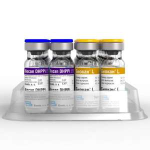 Биокан DHPPI+L 1 доза*10 (чума, гепатит,ларинготрахеита,парвовирус,парагрипп,лептоспироз собак)