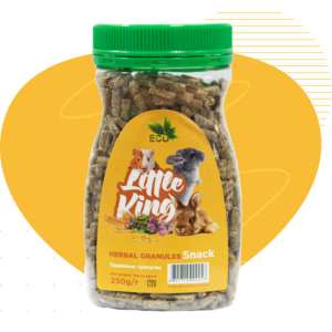 Литтл Кинг/Little King лакомство для грызунов травяные гранулы 250гр*6