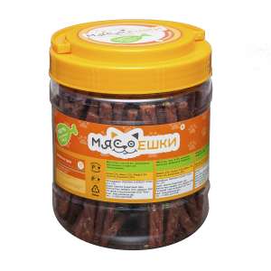 Мясоешки лакомства для кошек Колбаски из тунца 700гр*12 снято с пр-ва