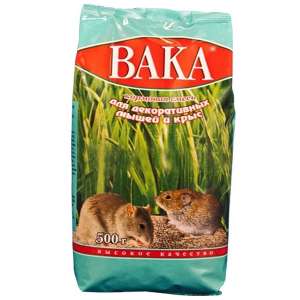 Вака в/к корм для мышей и крыс 500гр*14