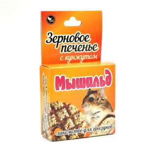 Мышильд лакомство для грызунов печенье с кунжутом 40гр