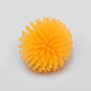 Игрушка для кошек Шар игольчатый мягкий 3,5см желтый Пижон