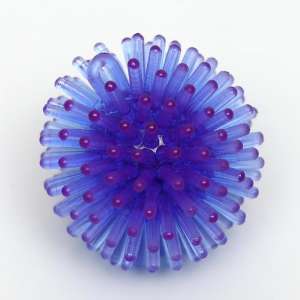 Игрушка для кошек Шар игольчатый мягкий 3,5см синий Пижон