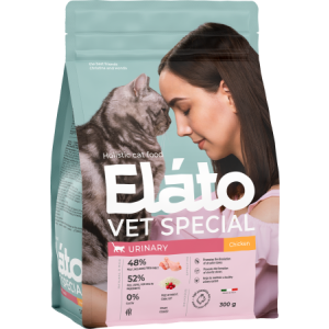 *Элато/Elato Holistic Vet Special корм для  кошек с курицей Уринари 300гр
