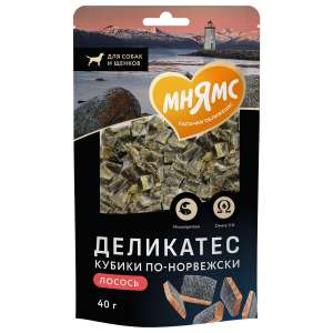Мнямс для собак Деликатес Кубики по-норвежски 40 г