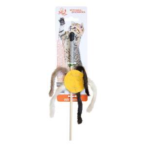 Игрушка для кошек дразнилка Ловец снов на веревке 50см Зооник