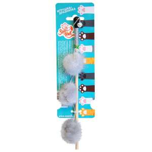 Игрушка для кошек дразнилка Меховые потешки на веревке 50см Зооник