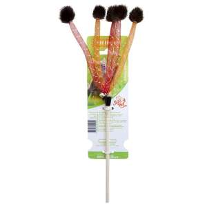 Игрушка для кошек дразнилка Осьминог с мехом норки 50см Зооник