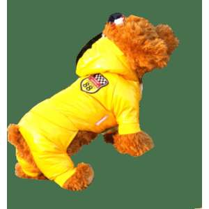 Комбинезон утепленный рL Гонщик болоневый желтый, спинка 30см Уют