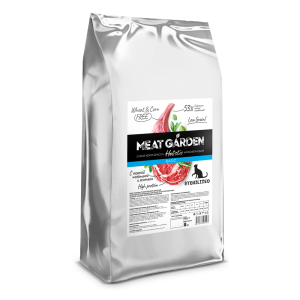 Мит Гарден/Meat Garden Basic Низкозерновой корм для кошек стерилл/кастр Телятина/Ягненок 8кг для кошек