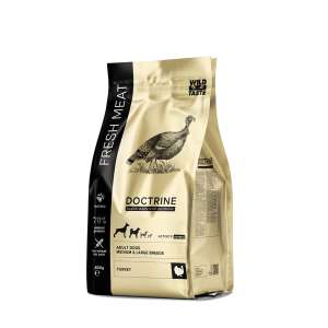 Доктрин/Doctrine Fresh Meat корм для собак средних и крупных пород Индейка 800гр*12
