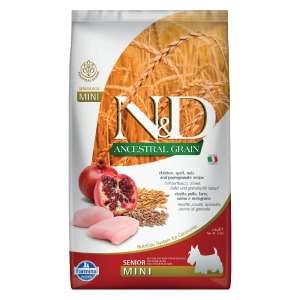 Фармина/Farmina N&D Анцестрал корм для пожилых собак мелких пород Курица с гранатом 2,5кг