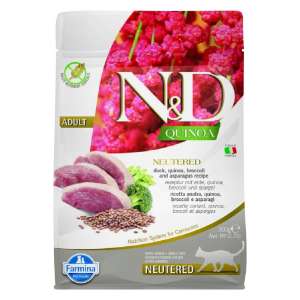 Фармина/Farmina N&D Quinoa корм для кошек стерилизованных/кастрированных Утка с киноа 300гр