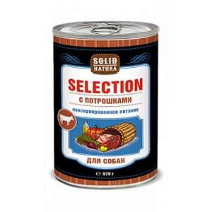 Солид/Solid конс. Natura Selection корм для собак Потрошки 970гр*6