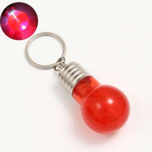 Брелок светящийся на ошейник 6*3,5*3,5см красный Пижон