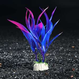 Растение аквариумное искусственное 10см Пижон