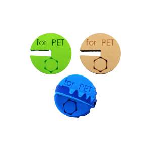 Игрушка для кошек Техно мячик голубой модульный 4см PETTO