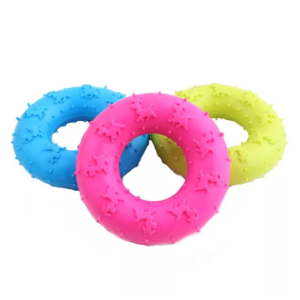 Игрушка для собак Пончик резиновый 7см