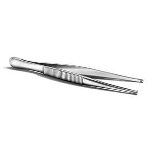 Пинцет глазной хирургический прямой большой 100мм