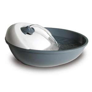 Автопоилка фонтан spring серо-белый 1,8л Feed-Ex