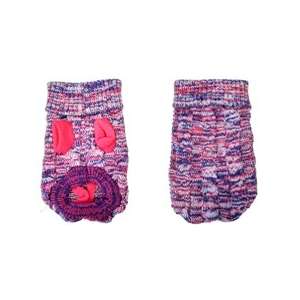 Свитер рL спинка 35см пестрый розовый Уют