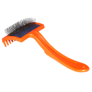 Пуходерка пластиковая большая б/к средней жесткости Зооник