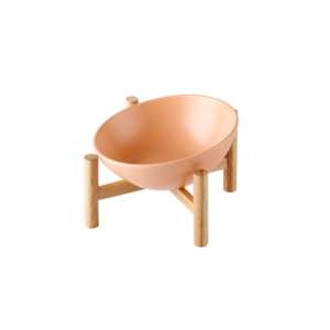 Подставка + 1 миска керамическая 300мл Style розовый PetStandArt