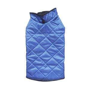 Стеганый жилет АНТИЦАРАПКИ, синий, размер L спина 45 см, грудь 58-62 см, шея 40-