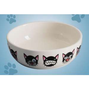 Миска керамическая «Эмоджи» 250 мл, белая