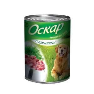 Оскар конс корм для собак Кролик 350г*20