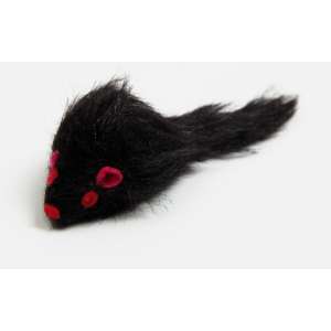 Игрушка для кошек «Мышь малая», 5 см, чёрная Пижон