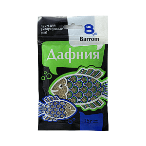 Дафния Бар сухой корм для рыб ракообразных и водных черепах 15гр 
