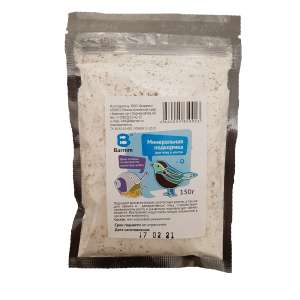 Минеральная подкормка для улиток и птиц 150гр Бар