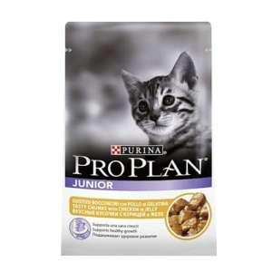 Про План/Pro Plan пауч 85гр корм для котят Junior Курица в желе