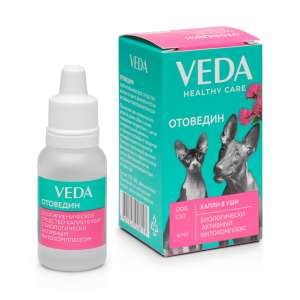 Отоведин 10 мл капли для ушей акарицид.*10