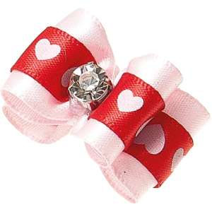 Бантик (пара) двойной объемный 3см*1,5см Ностальжи Пет Лайн