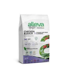 Аллева/Alleva Холистик Беззерновой корм для кошек кастр/стерил Курица/Утка/тростник/женьшень 1,5кг