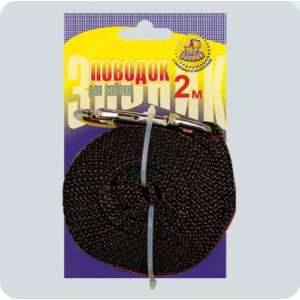 Поводок капроновый 2м*25мм карабин имп Зооник для собак